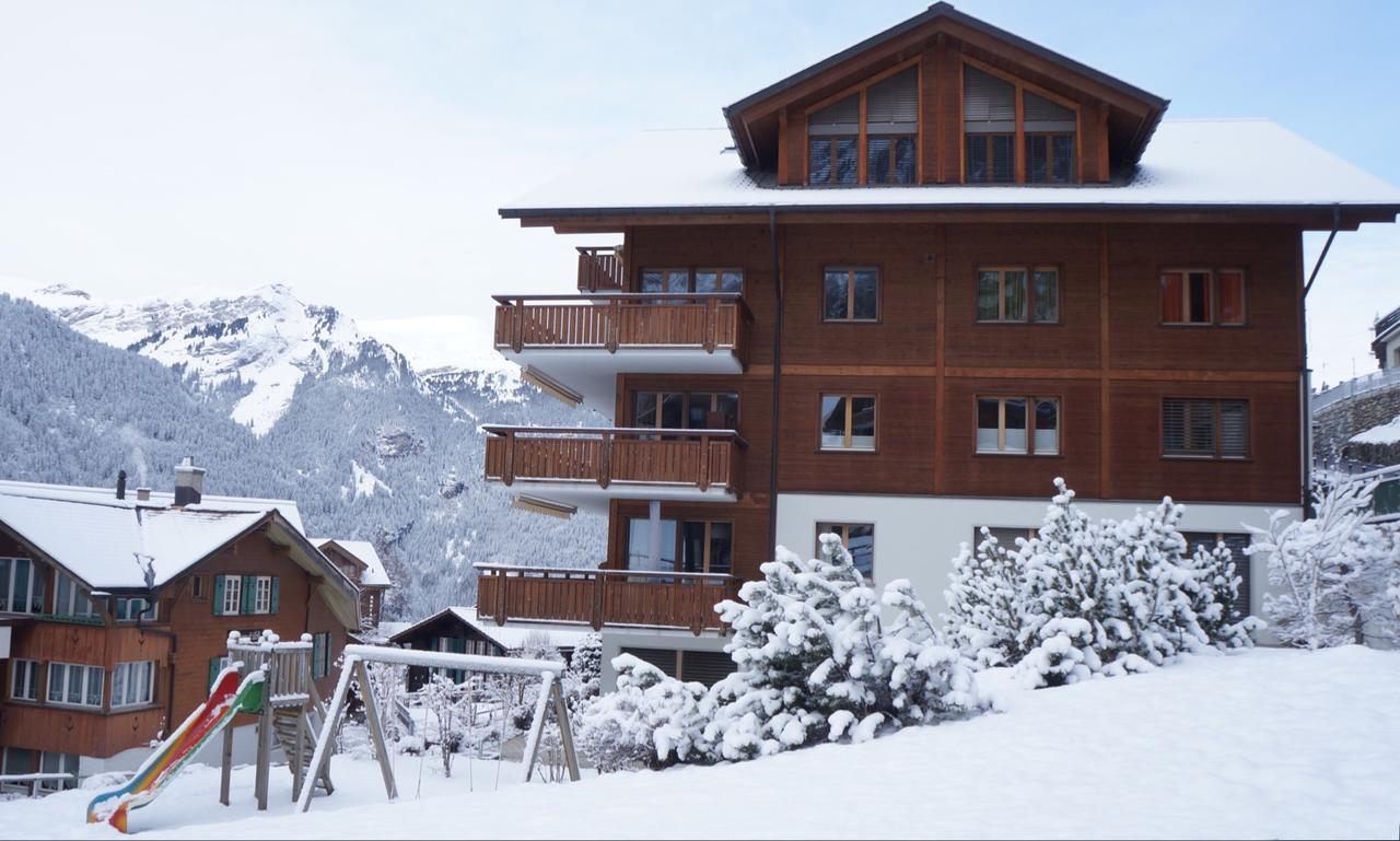 Chalet Bella Vista 1 Wengen Exteriér fotografie