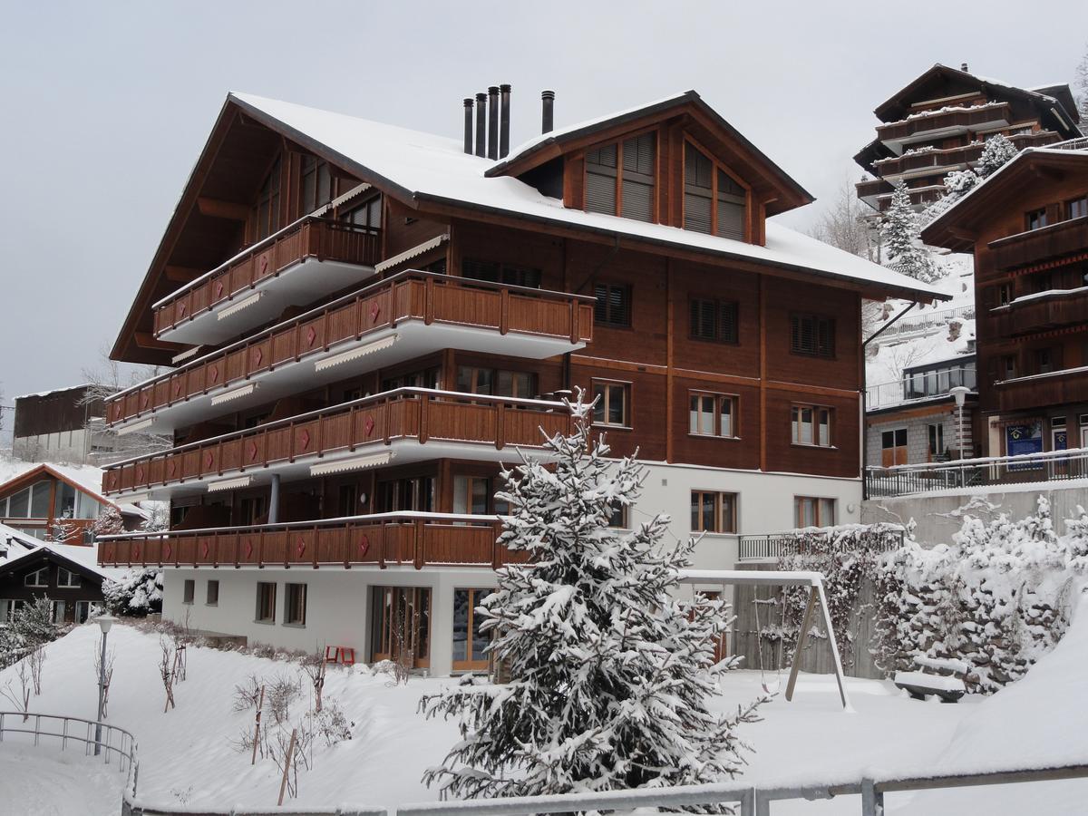 Chalet Bella Vista 1 Wengen Exteriér fotografie
